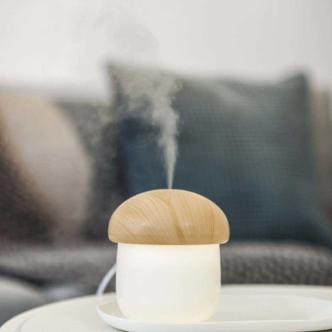 Jisulife JM02 Mushroom LED Humidifier 250Ml White